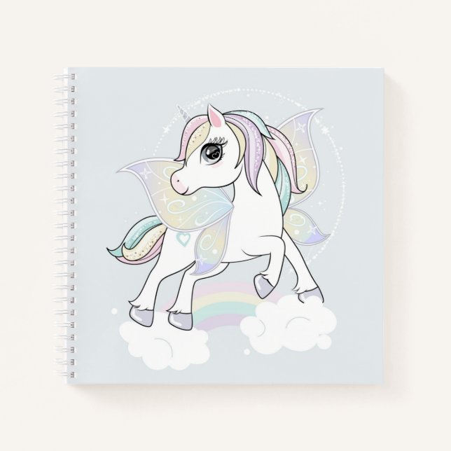 Unicorn  Sketchbook  Notebook (Front)