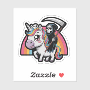 Unicorn Skull Riding
