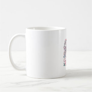 Unicorn Sleigh All Day Unicorn Adorable Sticker an Coffee Mug