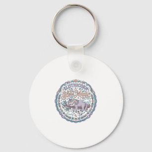 Unicorn Slothicorn Slow Magic Whimsical T-Shirt De Key Ring