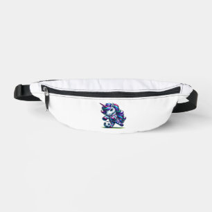 Unicorn Soccer Team Player Tank Top Bum Bags