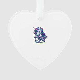 Unicorn Soccer Team Player Tank Top Ornament