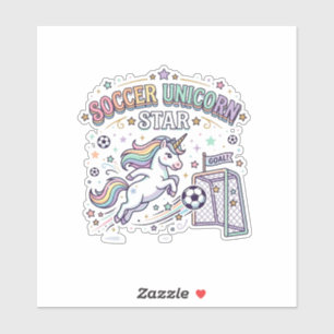 Unicorn Soccer Unicorn Star Funny Vector Design_1