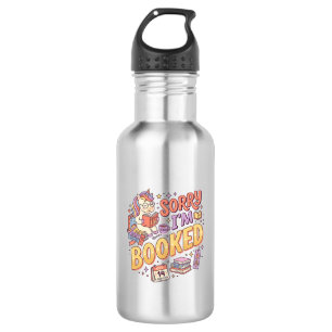 Unicorn Sorry I'm Booked Whimsical Zazzle Design_1 532 Ml Water Bottle