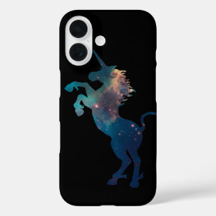 Unicorn Space Pattern iPhone 16 Case