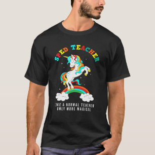 Unicorn Special Education Teacher Special Needs Te T-Shirt
