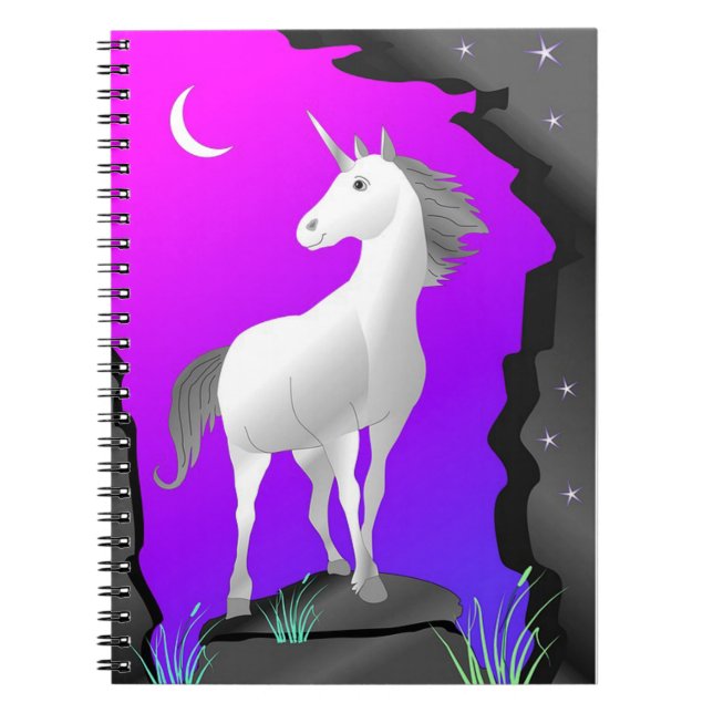 Unicorn Spiral Notebook (Front)