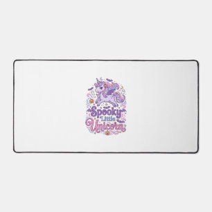 Unicorn Spooky Little Unicorn Retro Style Shirt Gr Desk Mat