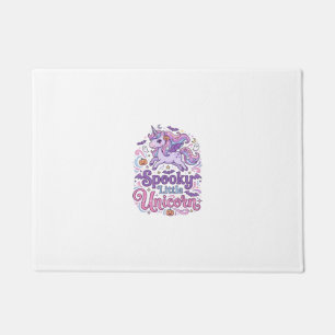 Unicorn Spooky Little Unicorn Retro Style Shirt Gr Doormat