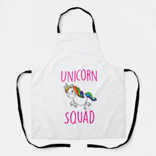 Unicorn Squad Cute Funny Unicorn Party Shirt T-Shi Apron