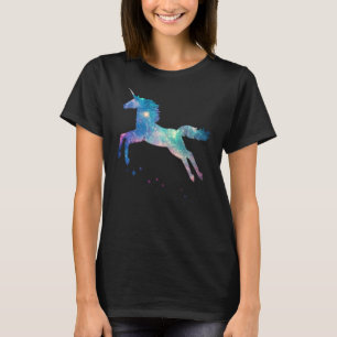 Unicorn Squad Galaxy Galactic Space Flying T-Shirt