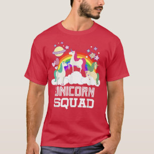 Unicorn Squad Rainbow Fantasy Fairy Tale T-Shirt