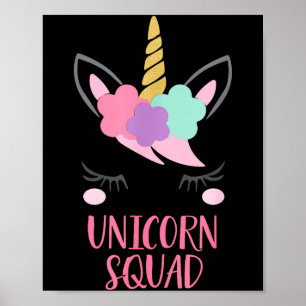 Unicorn Squad Unicorn Gift Poster