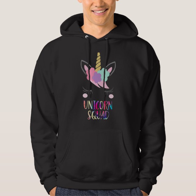 Unicorn Squad  Unicorn Hoodie (Front)