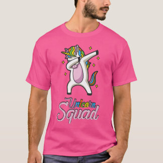 Unicorn Squad 	 With Dabbing Unicorn Hip Hop Pose T-Shirt