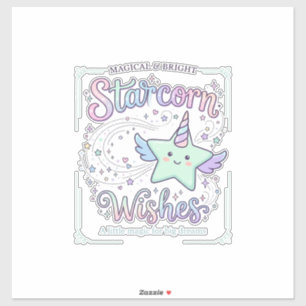 Unicorn Starcorn Wishes Adorable Apparel Graphic_1