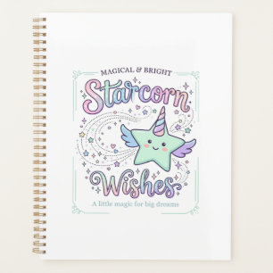 Unicorn Starcorn Wishes Adorable Apparel Graphic_1 Planner