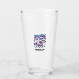 Unicorn Stay Wild Stay Magical Commercial Typograp Glass