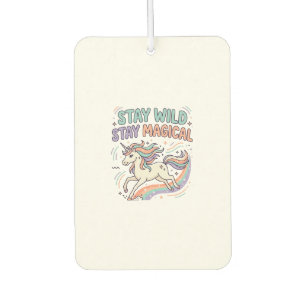 Unicorn Stay Wild Stay Magical Trendy Product Grap Car Air Freshener