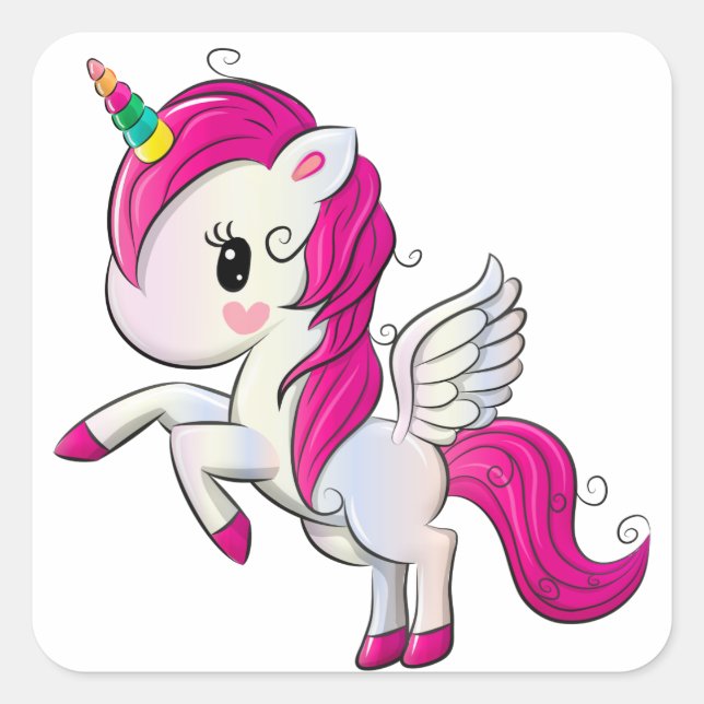 Unicorn Stickers - Party Favours (Front)