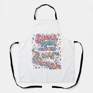 Unicorn Sugar Rush Unicorn Kawaii Marketplace Artw Apron