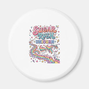 Unicorn Sugar Rush Unicorn Kawaii Marketplace Artw Magnet