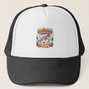 Unicorn Sunshine Hooves Commercial Sticker and Shi Trucker Hat