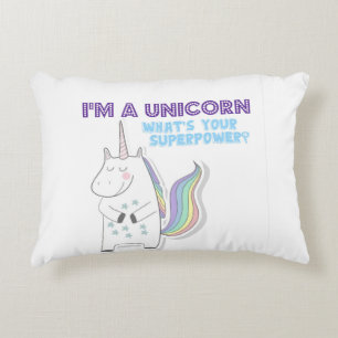 Unicorn Superpower Decorative Cushion