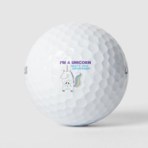 Unicorn Superpower Golf Balls