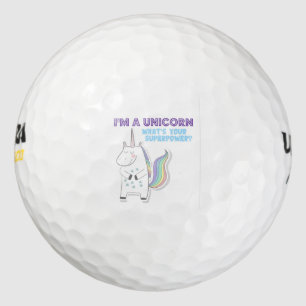Unicorn Superpower Golf Balls