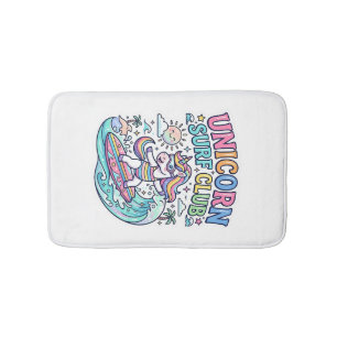 Unicorn Surf Club Bath Mat