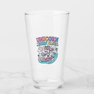 Unicorn Surf Club Glass