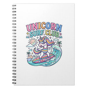 Unicorn Surf Club Notebook