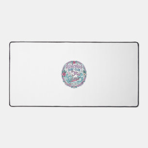 Unicorn Surf Club Playful Shirt Graphic_1 Desk Mat