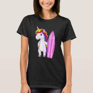 Unicorn Surfer Surfboard Surfing Unicorns T-Shirt