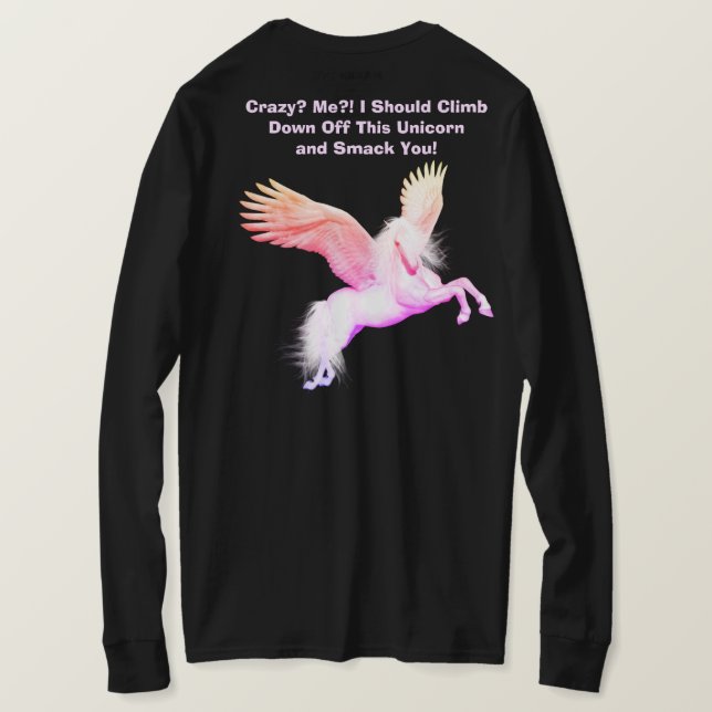 Unicorn Sweatshirt T-Shirt (Design Back)
