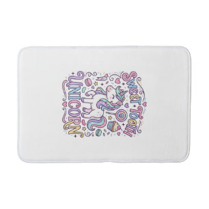 Unicorn Sweet Tooth Unicorn Original Merch Design_ Bath Mat
