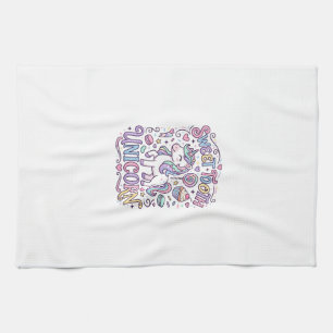 Unicorn Sweet Tooth Unicorn Original Merch Design_ Tea Towel