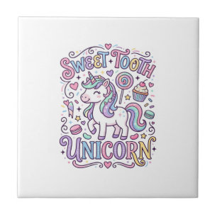 Unicorn Sweet Tooth Unicorn Original Merch Design_ Tile