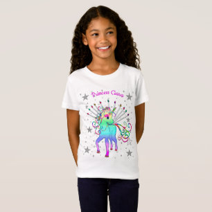 Unicorn T Shirt, Girls, Name Insert on front T-Shirt