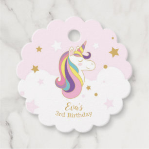 Unicorn Tag for Birthday Memories