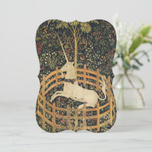 Unicorn Tapestries Captivity Mediaeval Tapestry