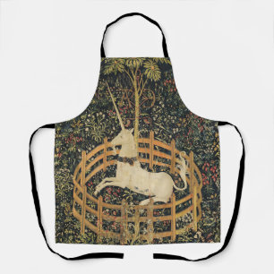 Unicorn Tapestries Captivity Mediaeval Tapestry Apron