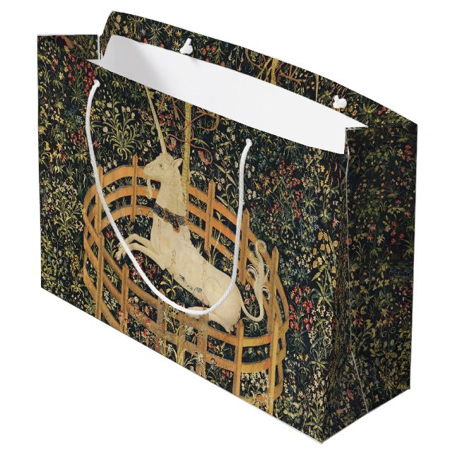 Unicorn Tapestries Classic Tapestry  Large Gift Bag (Back Angled)