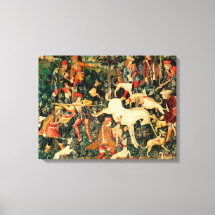 Unicorn Tapestries Defends Hunt  Canvas Print