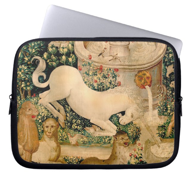 Unicorn Tapestries Found Legend Mythical Laptop Sleeve (Front)