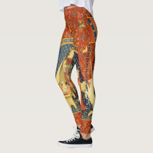Unicorn Tapestries Lady Legend Mediaeval Leggings