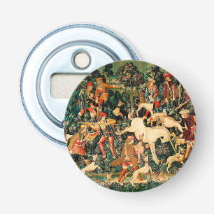 Unicorn Tapestries Mediaeval Classic Defends Hunt  Bottle Opener