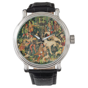Unicorn Tapestries Mediaeval Classic Defends Hunt Watch