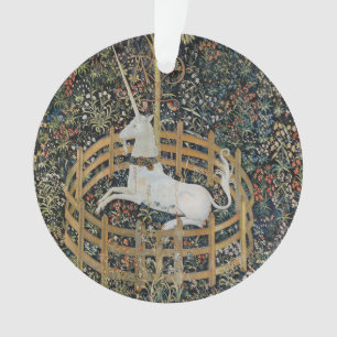 Unicorn Tapestries Medieval Classic Art Ornament